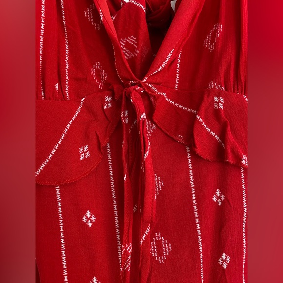 Salty Lemon red mini dress size large - Picture 5 of 6